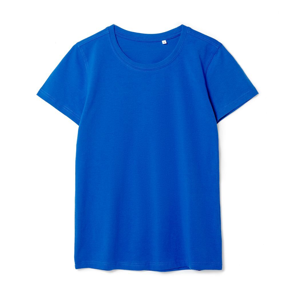 Футболка женская T-bolka Stretch Lady, ярко-синяя (royal), размер M
