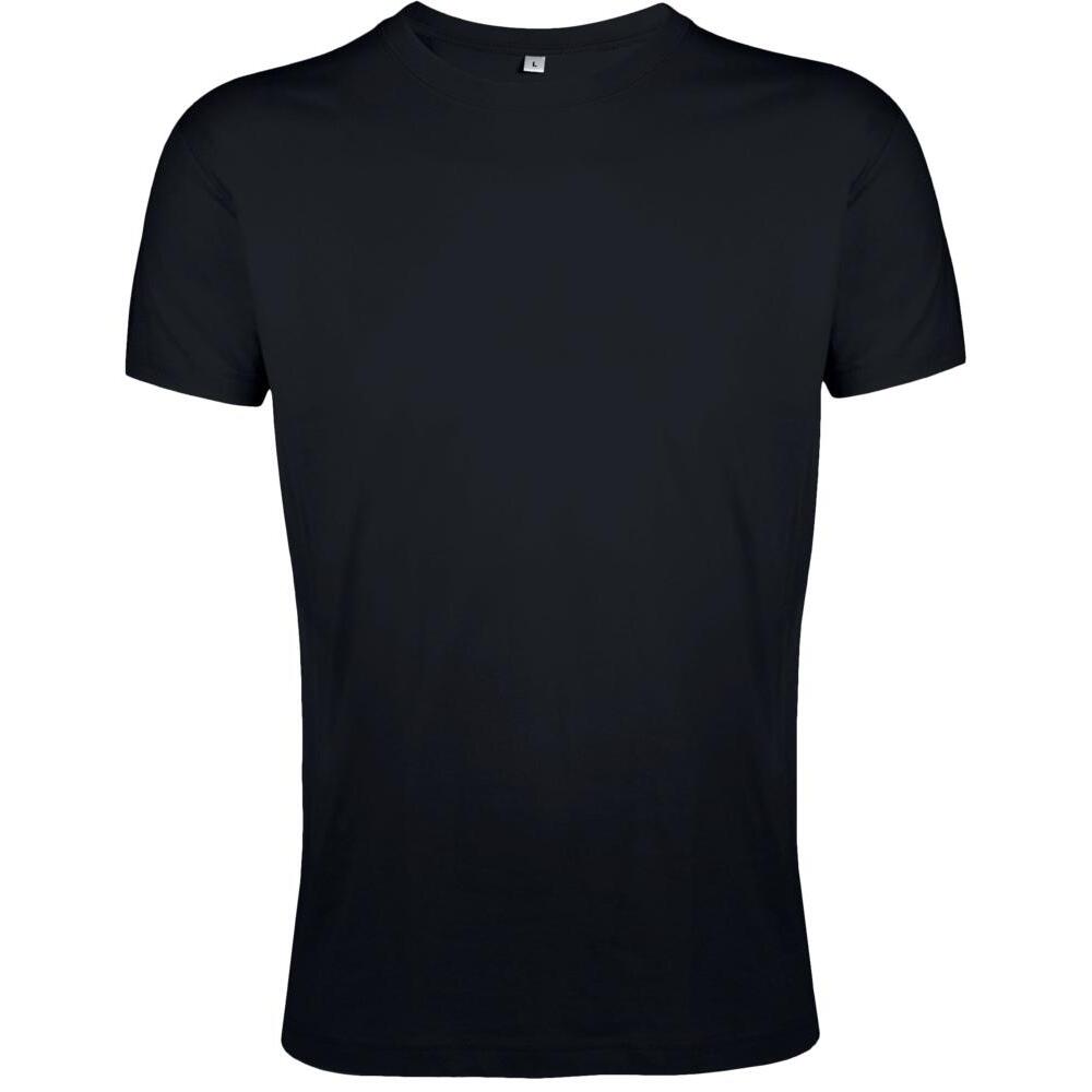 Футболка мужская Regent Fit 150, черная, размер XS