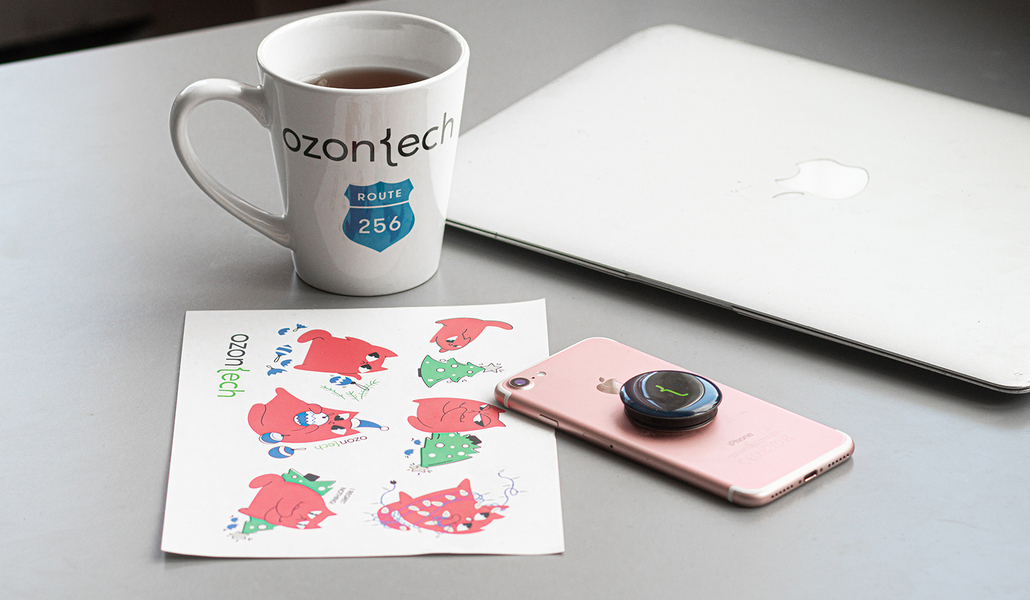 Мерч для подразделения Ozon tech